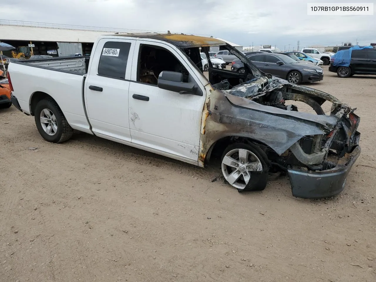 2011 Dodge Ram 1500 VIN: 1D7RB1GP1BS560911 Lot: 64907463