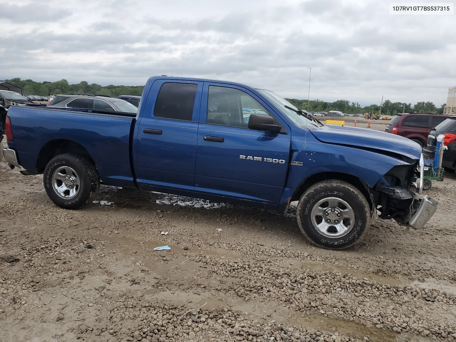 2011 Dodge Ram 1500 VIN: 1D7RV1GT7BS537315 Lot: 65388794