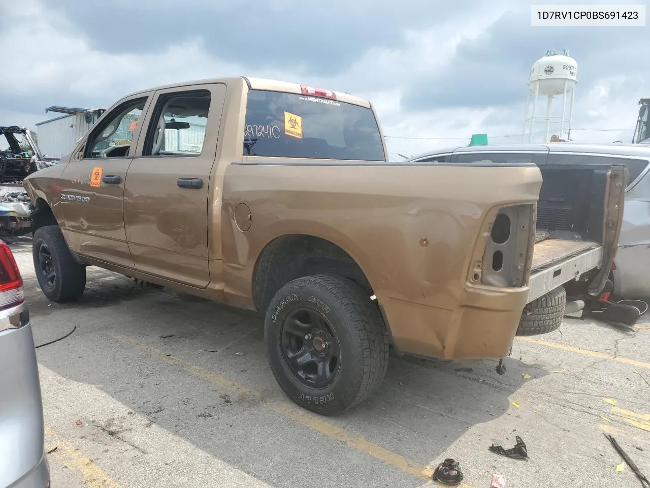 2011 Dodge Ram 1500 VIN: 1D7RV1CP0BS691423 Lot: 65651604