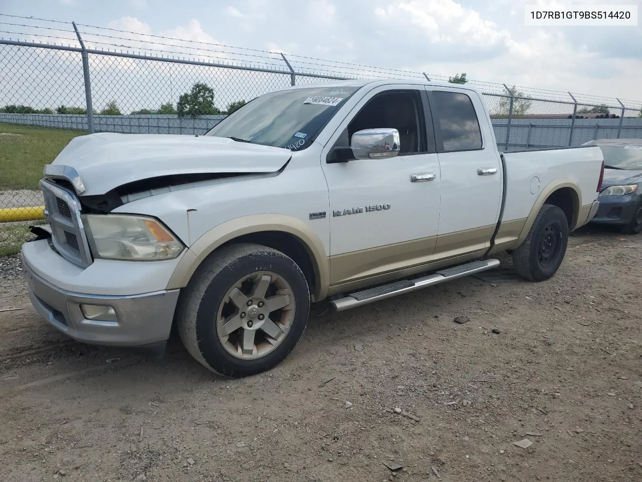 2011 Dodge Ram 1500 VIN: 1D7RB1GT9BS514420 Lot: 65837814