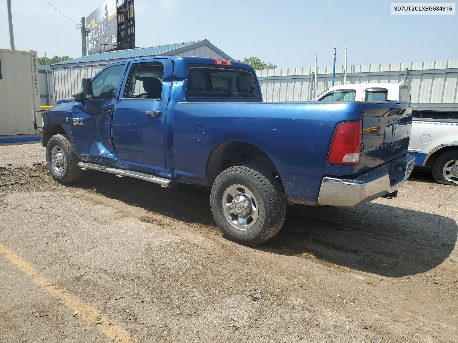 2011 Dodge Ram 2500 VIN: 3D7UT2CLXBG534315 Lot: 65852614