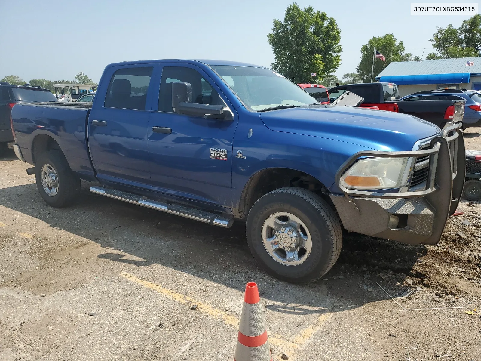 2011 Dodge Ram 2500 VIN: 3D7UT2CLXBG534315 Lot: 65852614