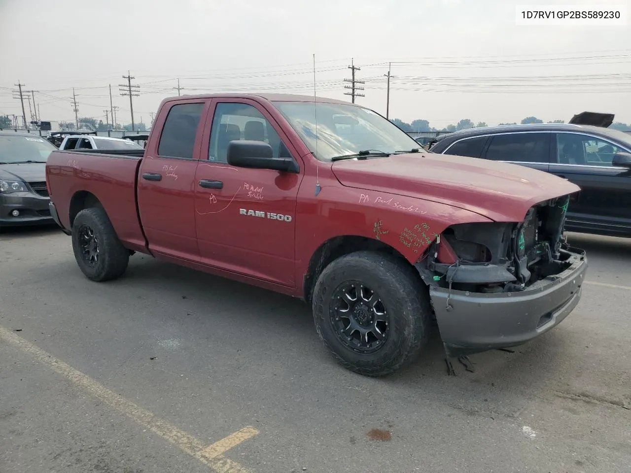 2011 Dodge Ram 1500 VIN: 1D7RV1GP2BS589230 Lot: 66615294