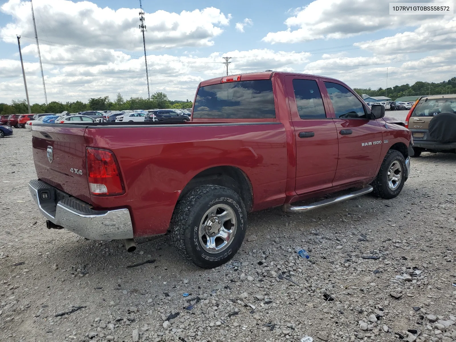 2011 Dodge Ram 1500 VIN: 1D7RV1GT0BS558572 Lot: 67020704