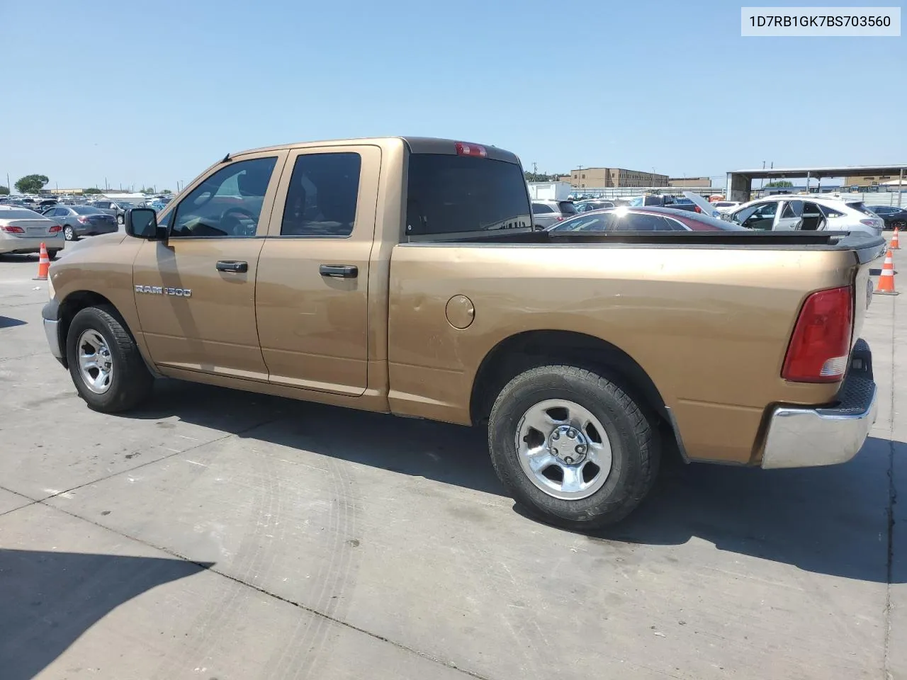 2011 Dodge Ram 1500 VIN: 1D7RB1GK7BS703560 Lot: 67044974