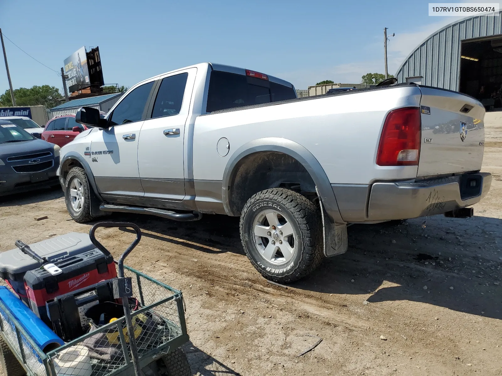 1D7RV1GT0BS650474 2011 Dodge Ram 1500