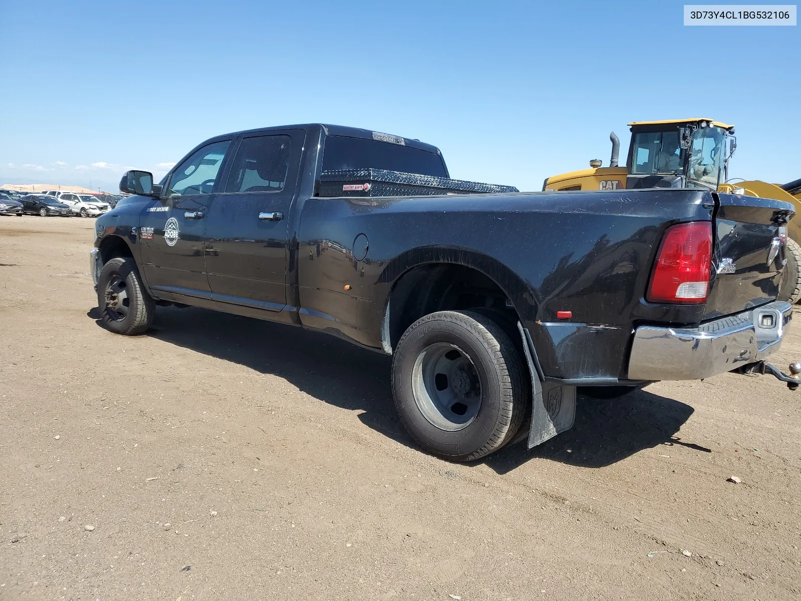 2011 Dodge Ram 3500 VIN: 3D73Y4CL1BG532106 Lot: 67910704