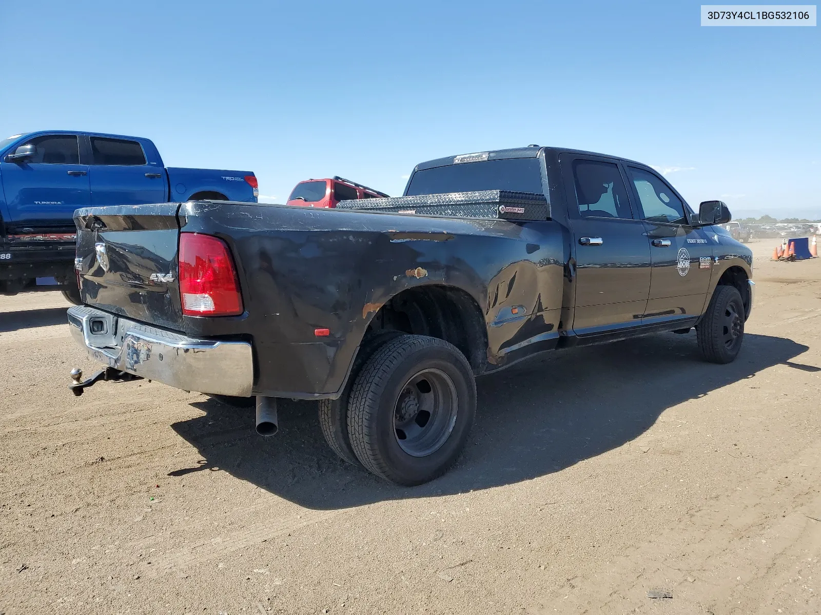 2011 Dodge Ram 3500 VIN: 3D73Y4CL1BG532106 Lot: 67910704