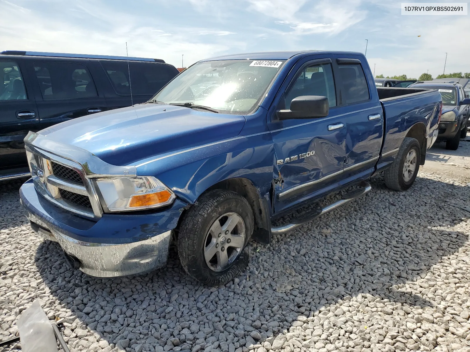 2011 Dodge Ram 1500 VIN: 1D7RV1GPXBS502691 Lot: 68072804