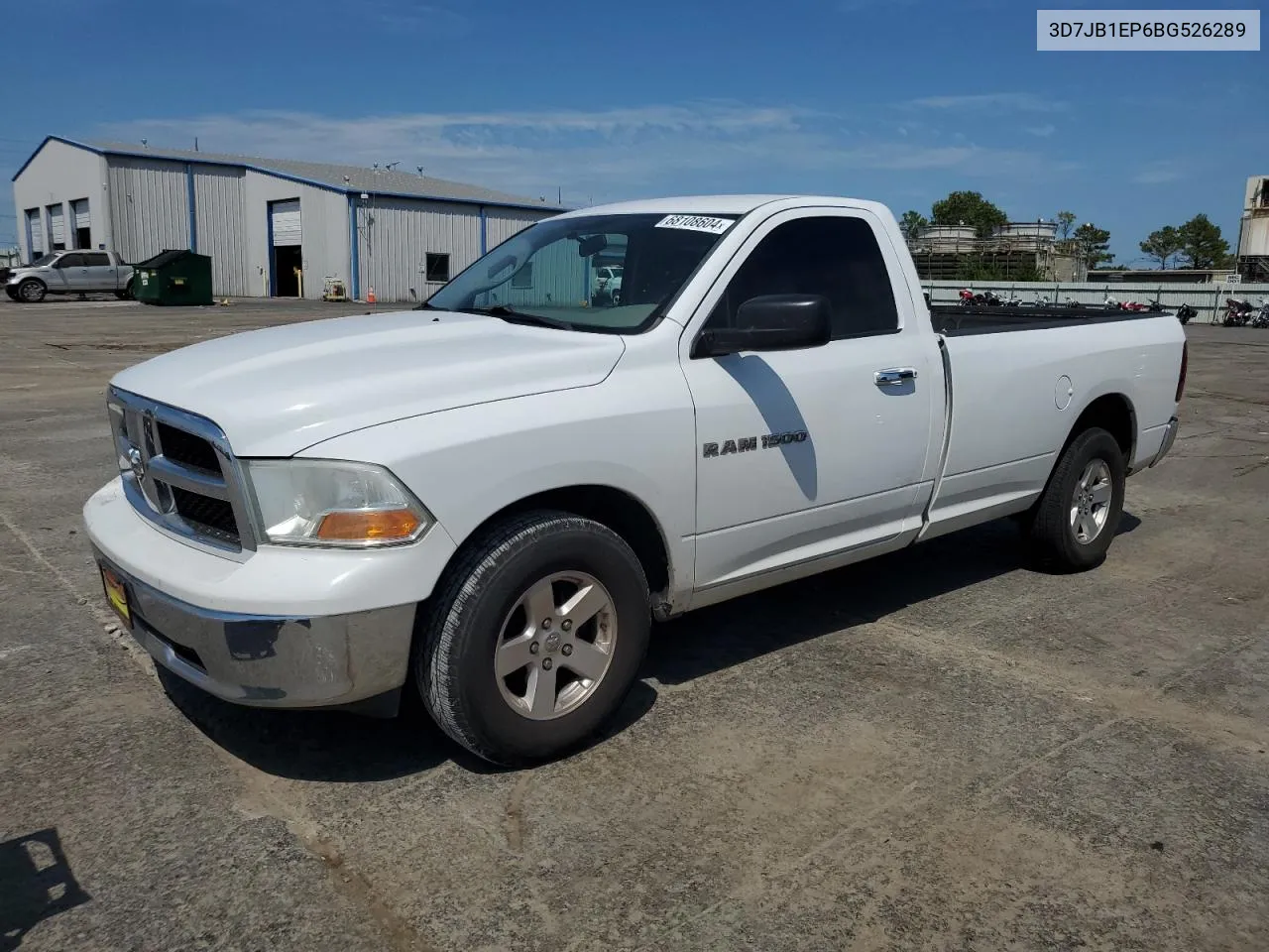 2011 Dodge Ram 1500 VIN: 3D7JB1EP6BG526289 Lot: 68108604