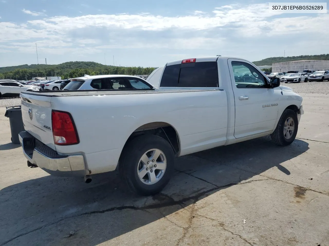 2011 Dodge Ram 1500 VIN: 3D7JB1EP6BG526289 Lot: 68108604