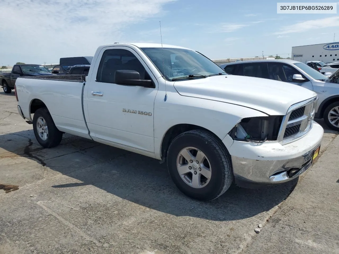 2011 Dodge Ram 1500 VIN: 3D7JB1EP6BG526289 Lot: 68108604