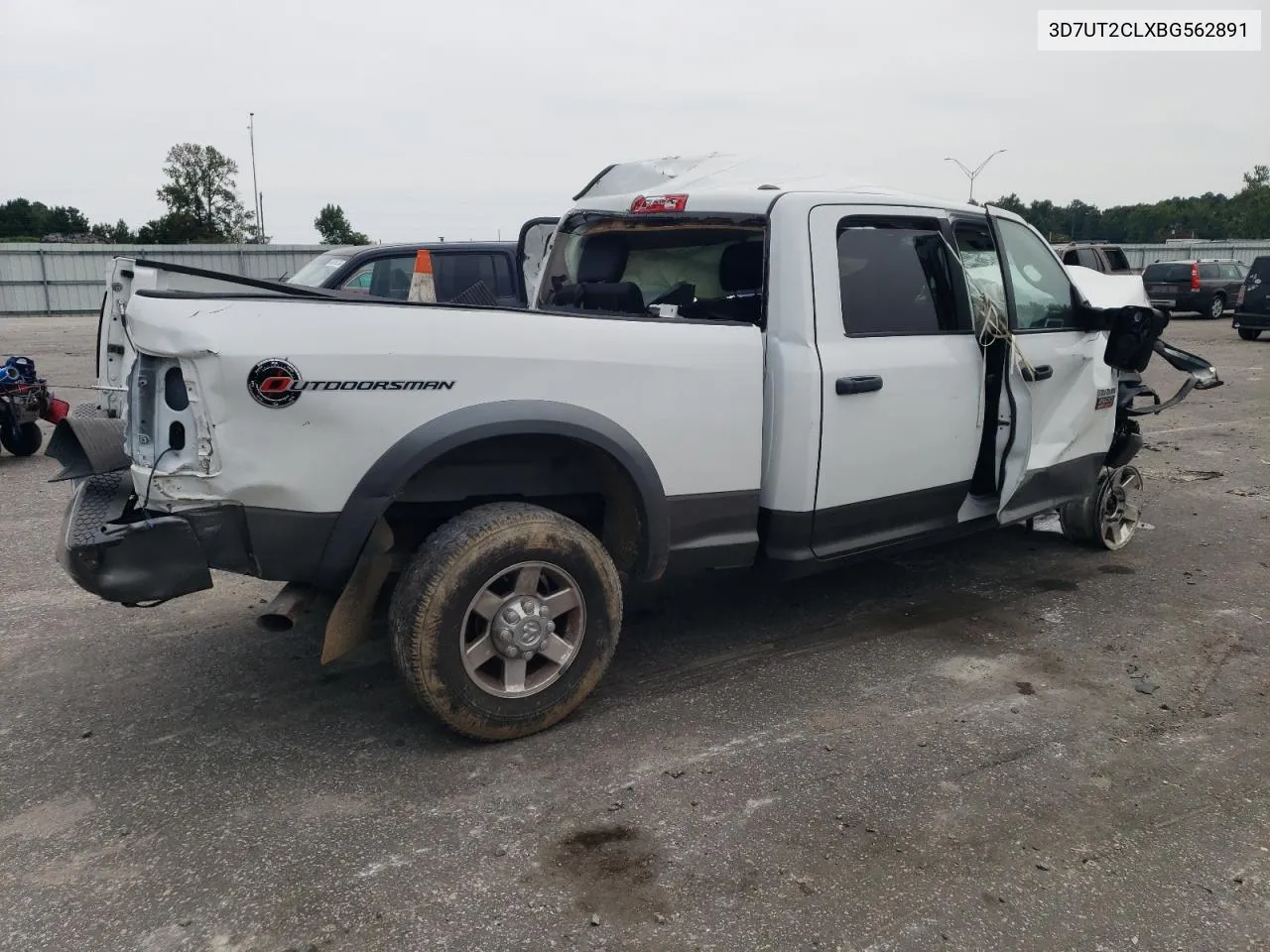 2011 Dodge Ram 2500 VIN: 3D7UT2CLXBG562891 Lot: 68299624