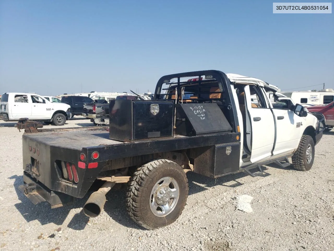 2011 Dodge Ram 2500 VIN: 3D7UT2CL4BG531054 Lot: 68330414