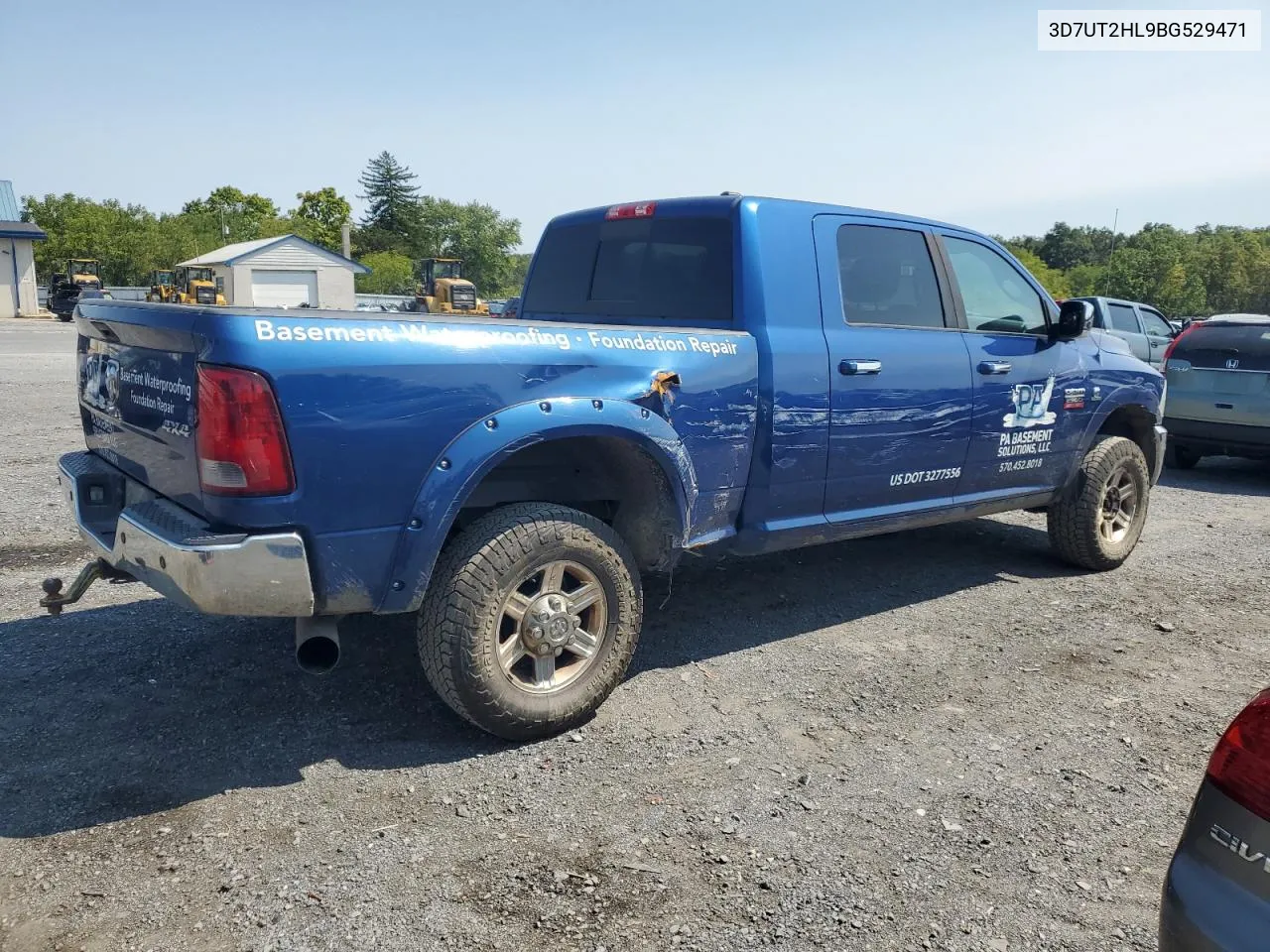 2011 Dodge Ram 2500 VIN: 3D7UT2HL9BG529471 Lot: 68419054