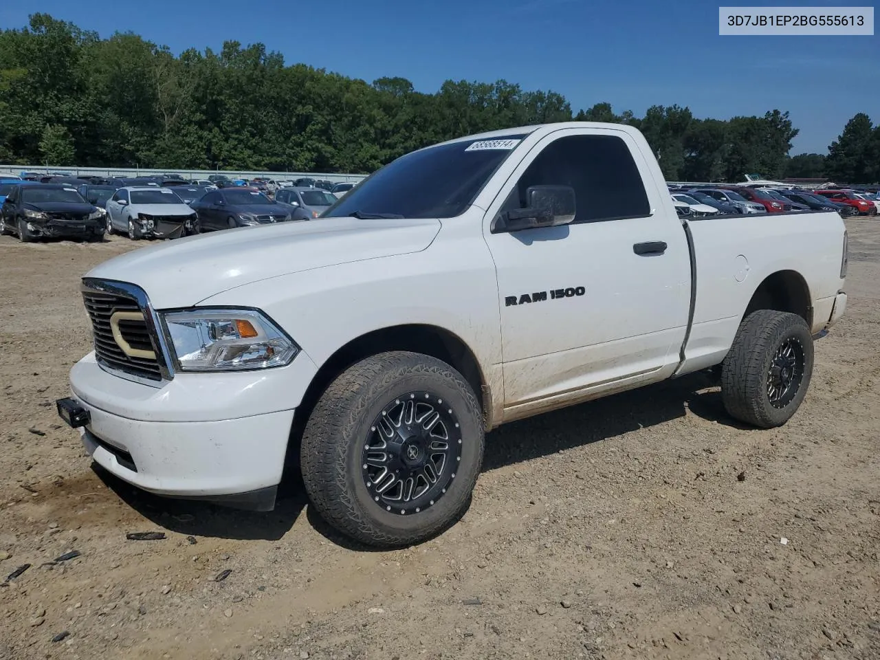 2011 Dodge Ram 1500 VIN: 3D7JB1EP2BG555613 Lot: 68568514