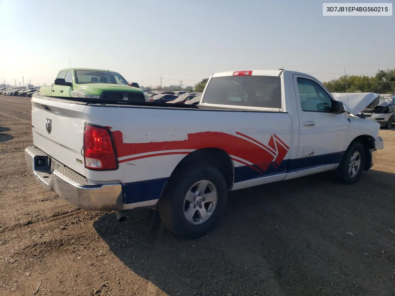 2011 Dodge Ram 1500 VIN: 3D7JB1EP4BG560215 Lot: 68576594