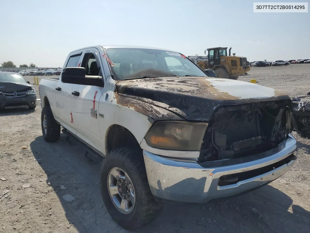 2011 Dodge Ram 2500 VIN: 3D7TT2CT2BG514295 Lot: 68793014