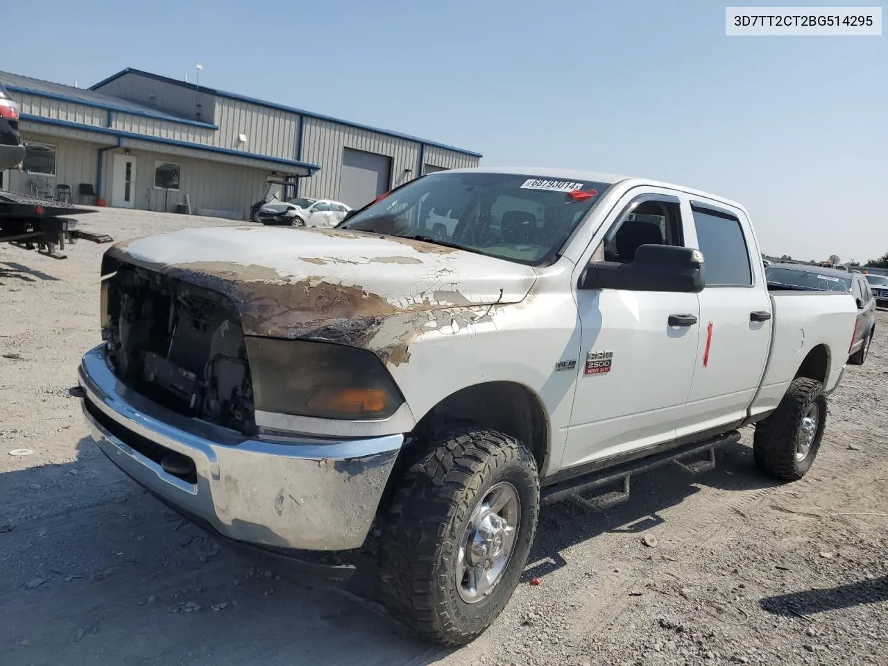 2011 Dodge Ram 2500 VIN: 3D7TT2CT2BG514295 Lot: 68793014