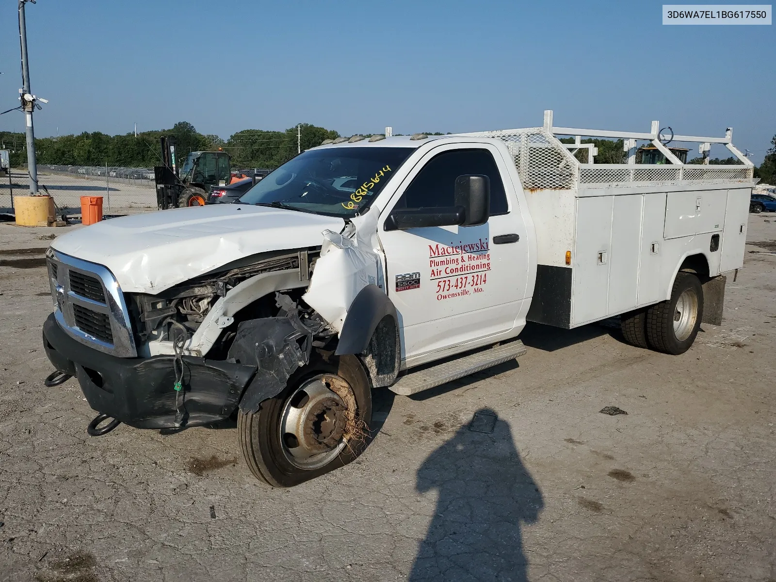 2011 Dodge Ram 5500 St VIN: 3D6WA7EL1BG617550 Lot: 68815644