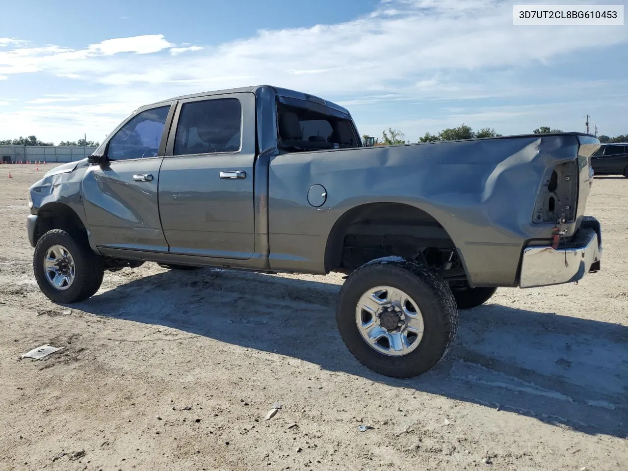 2011 Dodge Ram 2500 VIN: 3D7UT2CL8BG610453 Lot: 68847724