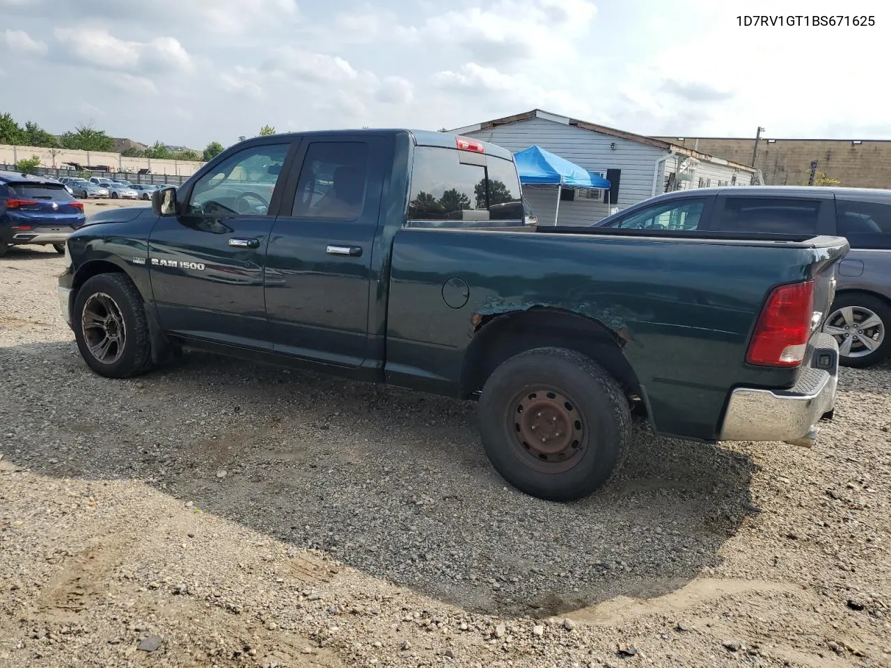 2011 Dodge Ram 1500 VIN: 1D7RV1GT1BS671625 Lot: 69088624