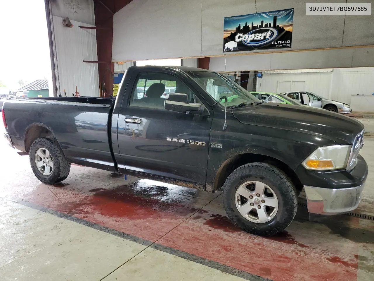 2011 Dodge Ram 1500 VIN: 3D7JV1ET7BG597585 Lot: 69372874