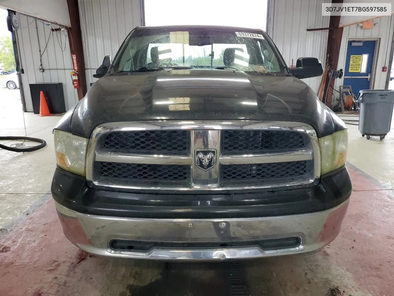 2011 Dodge Ram 1500 VIN: 3D7JV1ET7BG597585 Lot: 69372874