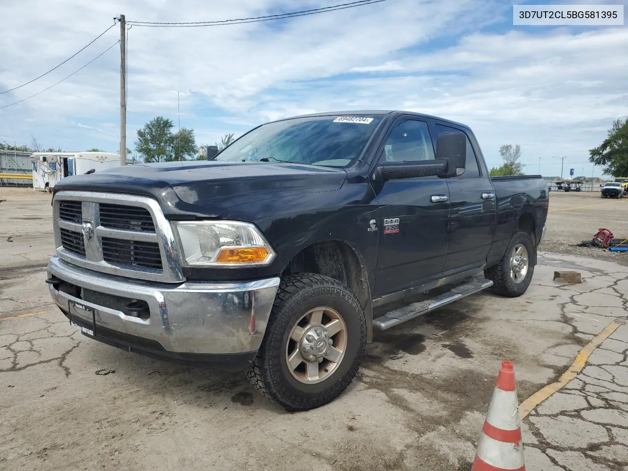 2011 Dodge Ram 2500 VIN: 3D7UT2CL5BG581395 Lot: 69482704