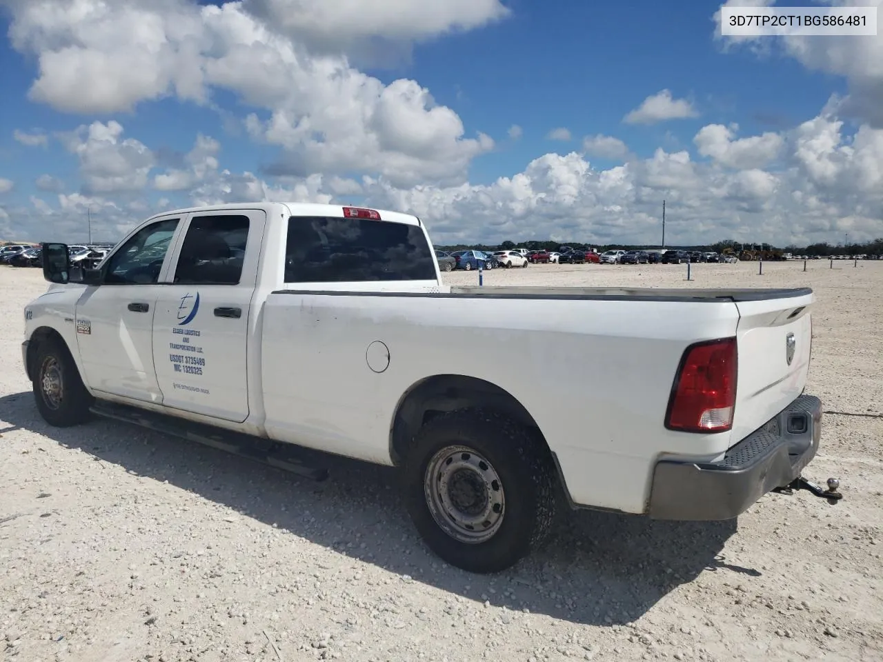 2011 Dodge Ram 2500 VIN: 3D7TP2CT1BG586481 Lot: 69701114