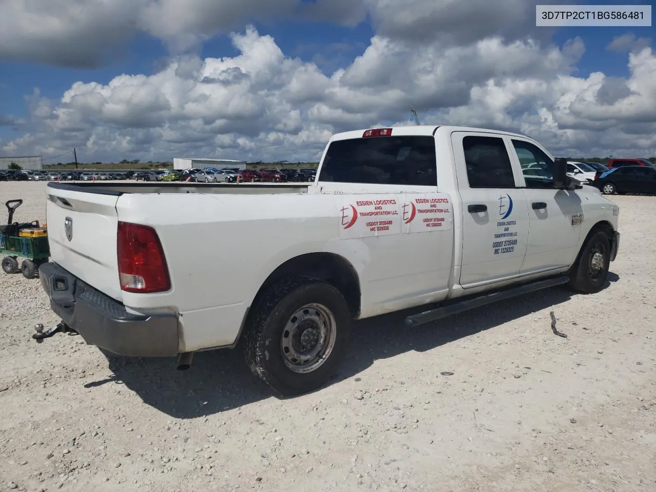 2011 Dodge Ram 2500 VIN: 3D7TP2CT1BG586481 Lot: 69701114