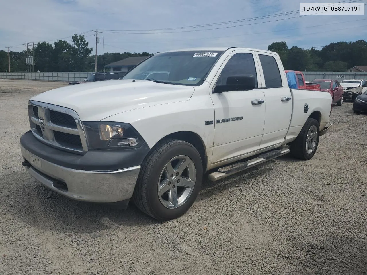 1D7RV1GT0BS707191 2011 Dodge Ram 1500