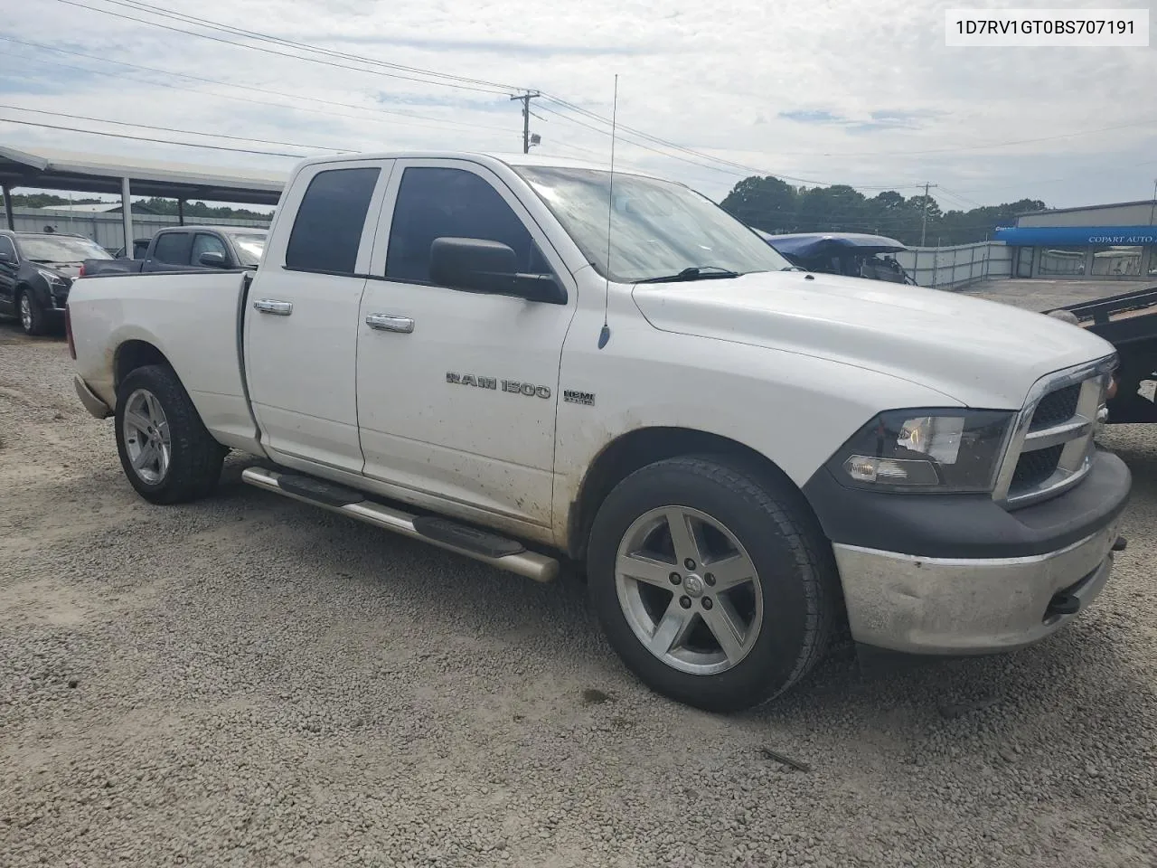 2011 Dodge Ram 1500 VIN: 1D7RV1GT0BS707191 Lot: 69805944