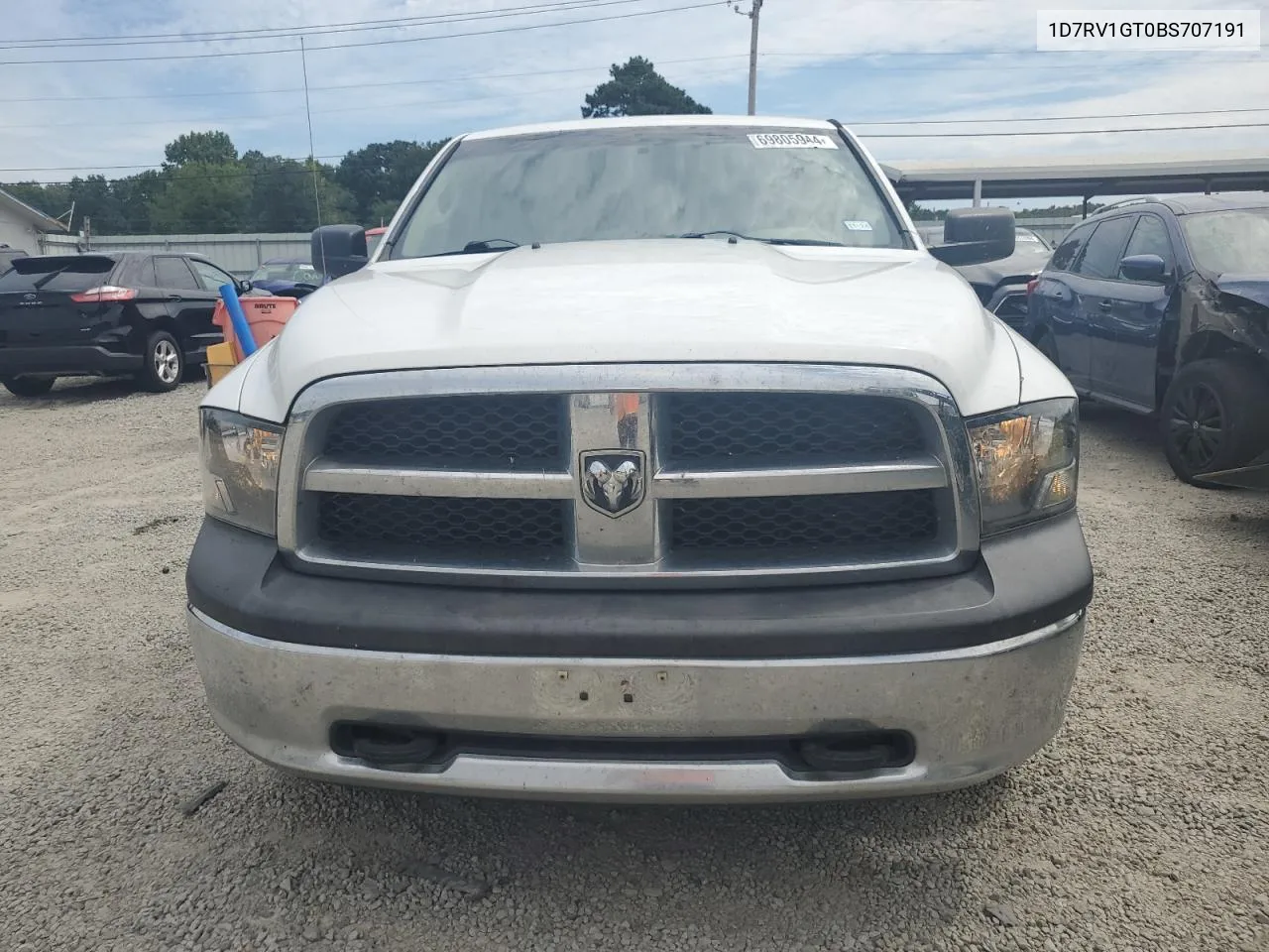 1D7RV1GT0BS707191 2011 Dodge Ram 1500