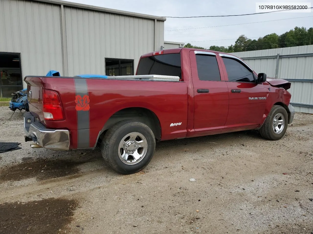 2011 Dodge Ram 1500 VIN: 1D7RB1GK9BS582000 Lot: 69958184