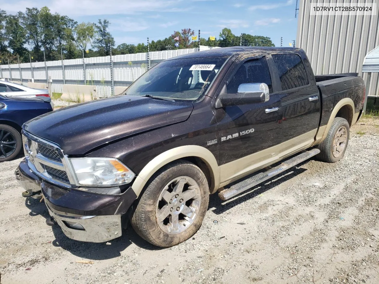 2011 Dodge Ram 1500 VIN: 1D7RV1CT2BS570924 Lot: 70146664