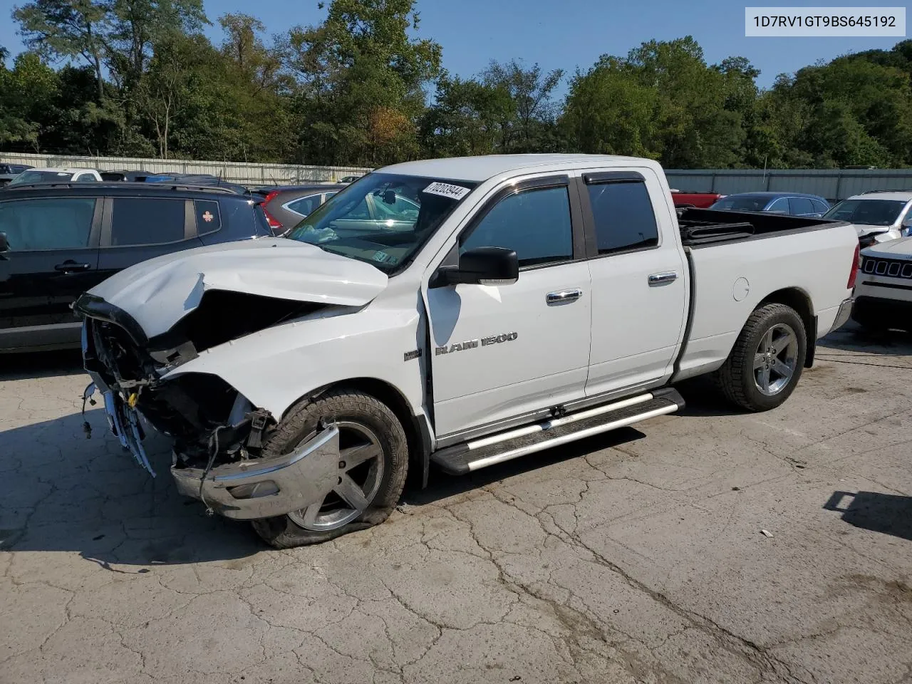 2011 Dodge Ram 1500 VIN: 1D7RV1GT9BS645192 Lot: 70203944