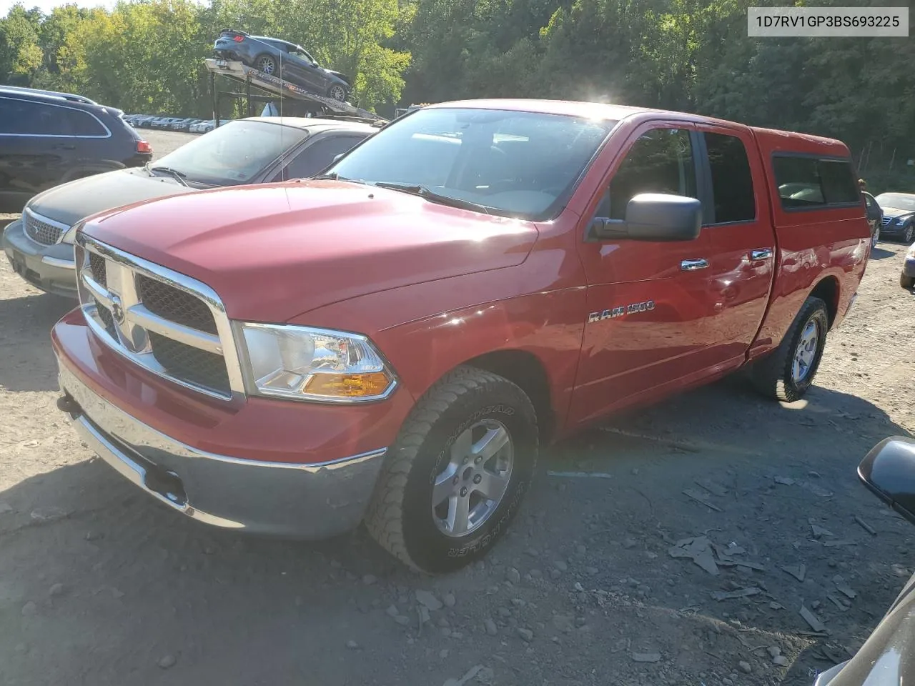 2011 Dodge Ram 1500 VIN: 1D7RV1GP3BS693225 Lot: 70621204