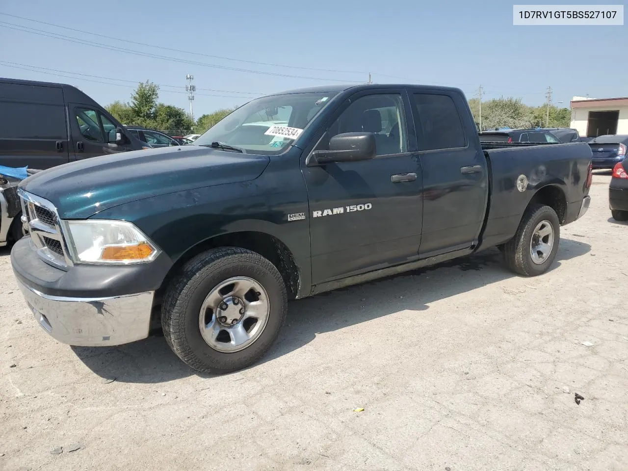 2011 Dodge Ram 1500 VIN: 1D7RV1GT5BS527107 Lot: 70852534