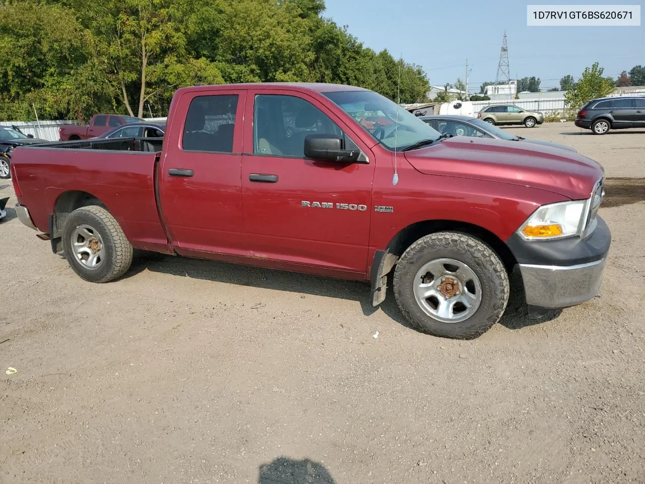 1D7RV1GT6BS620671 2011 Dodge Ram 1500