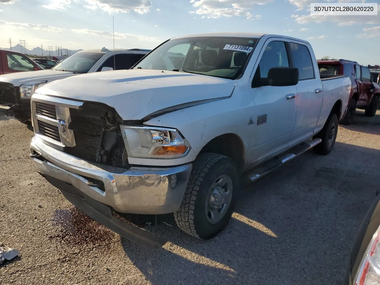 2011 Dodge Ram 2500 VIN: 3D7UT2CL2BG620220 Lot: 71131094