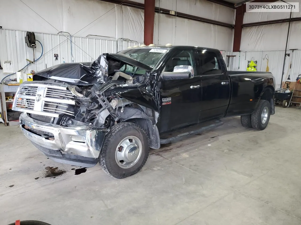 2011 Dodge Ram 3500 VIN: 3D73Y4CLXBG511271 Lot: 71292344