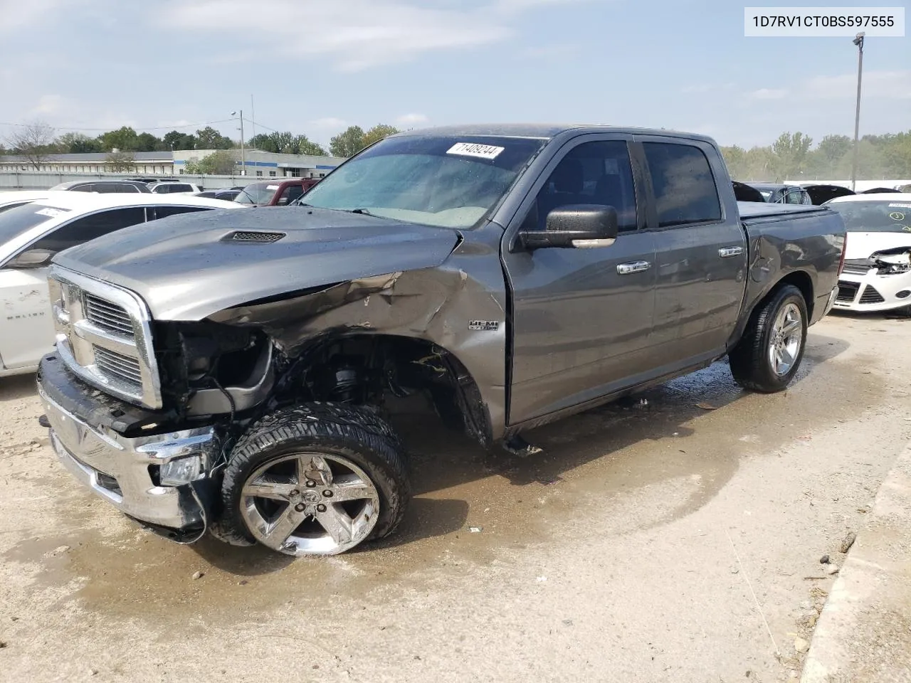 2011 Dodge Ram 1500 VIN: 1D7RV1CT0BS597555 Lot: 71409244