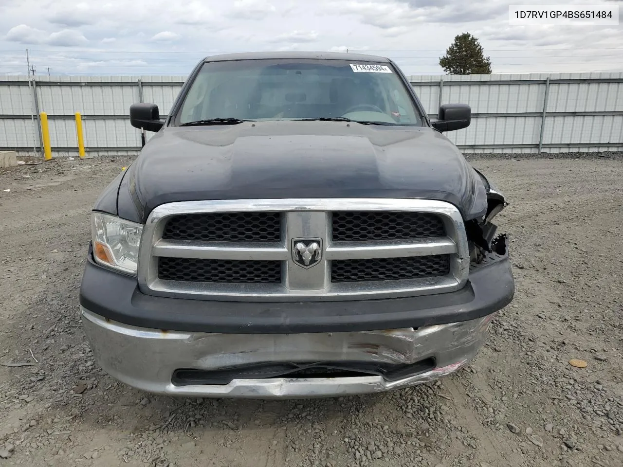 2011 Dodge Ram 1500 VIN: 1D7RV1GP4BS651484 Lot: 71434594