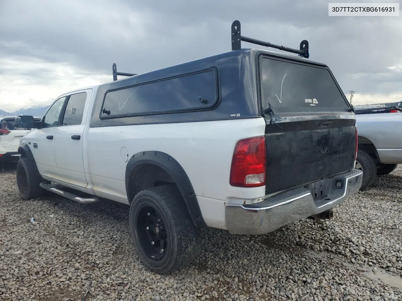 2011 Dodge Ram 2500 VIN: 3D7TT2CTXBG616931 Lot: 71686544