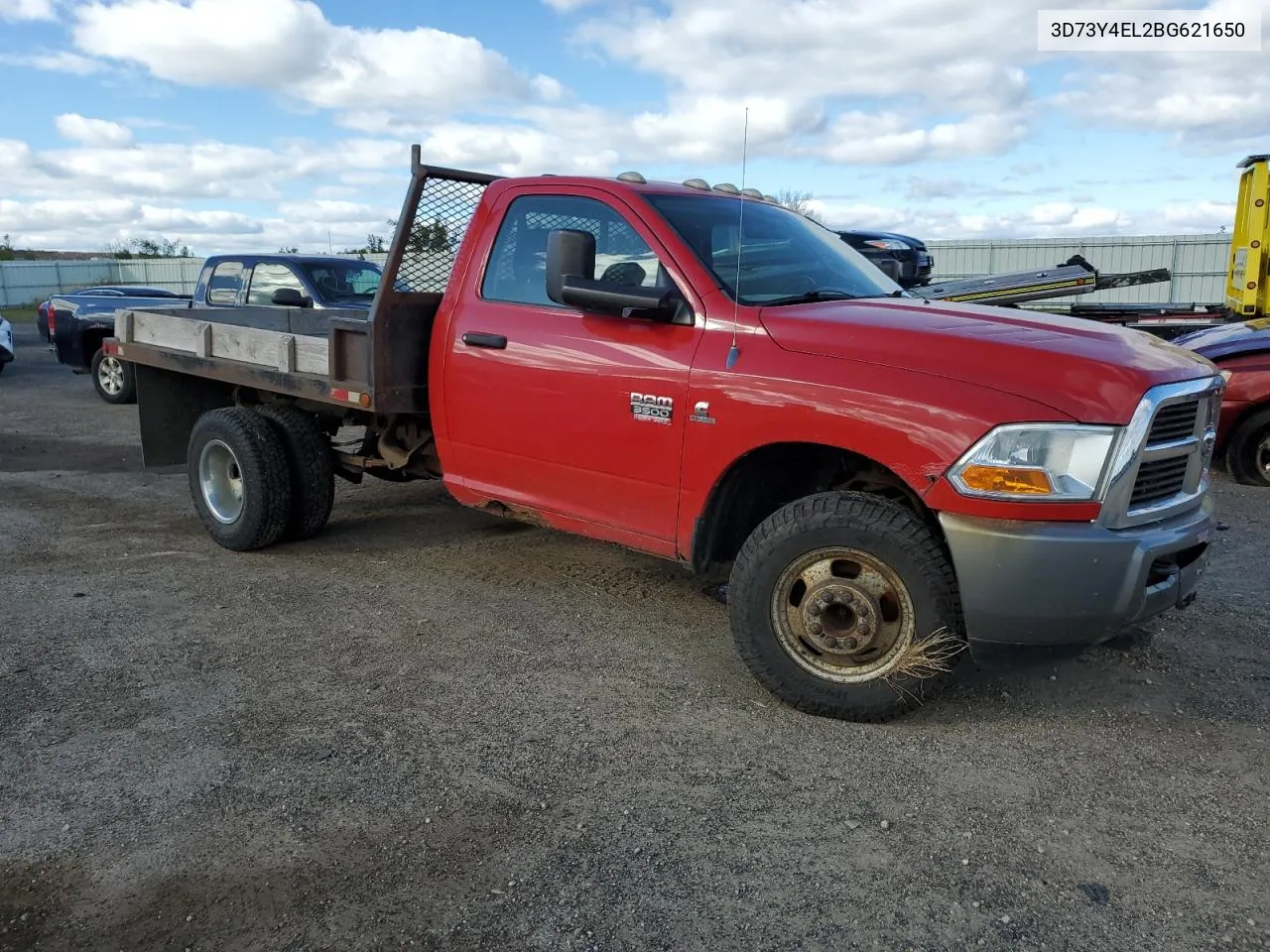 2011 Dodge Ram 3500 VIN: 3D73Y4EL2BG621650 Lot: 72001804