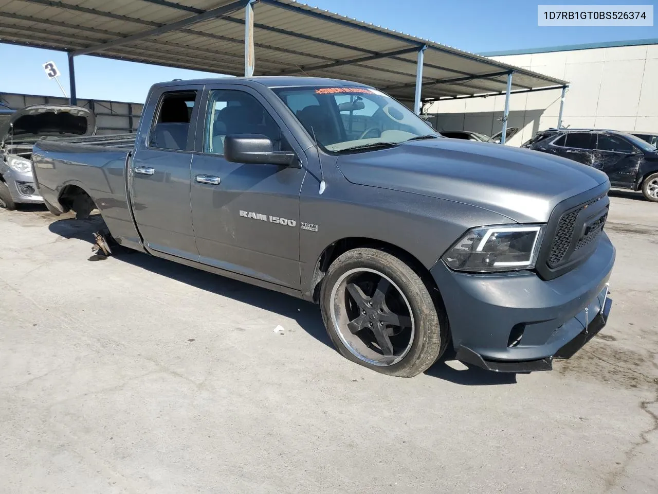 2011 Dodge Ram 1500 VIN: 1D7RB1GT0BS526374 Lot: 72084394