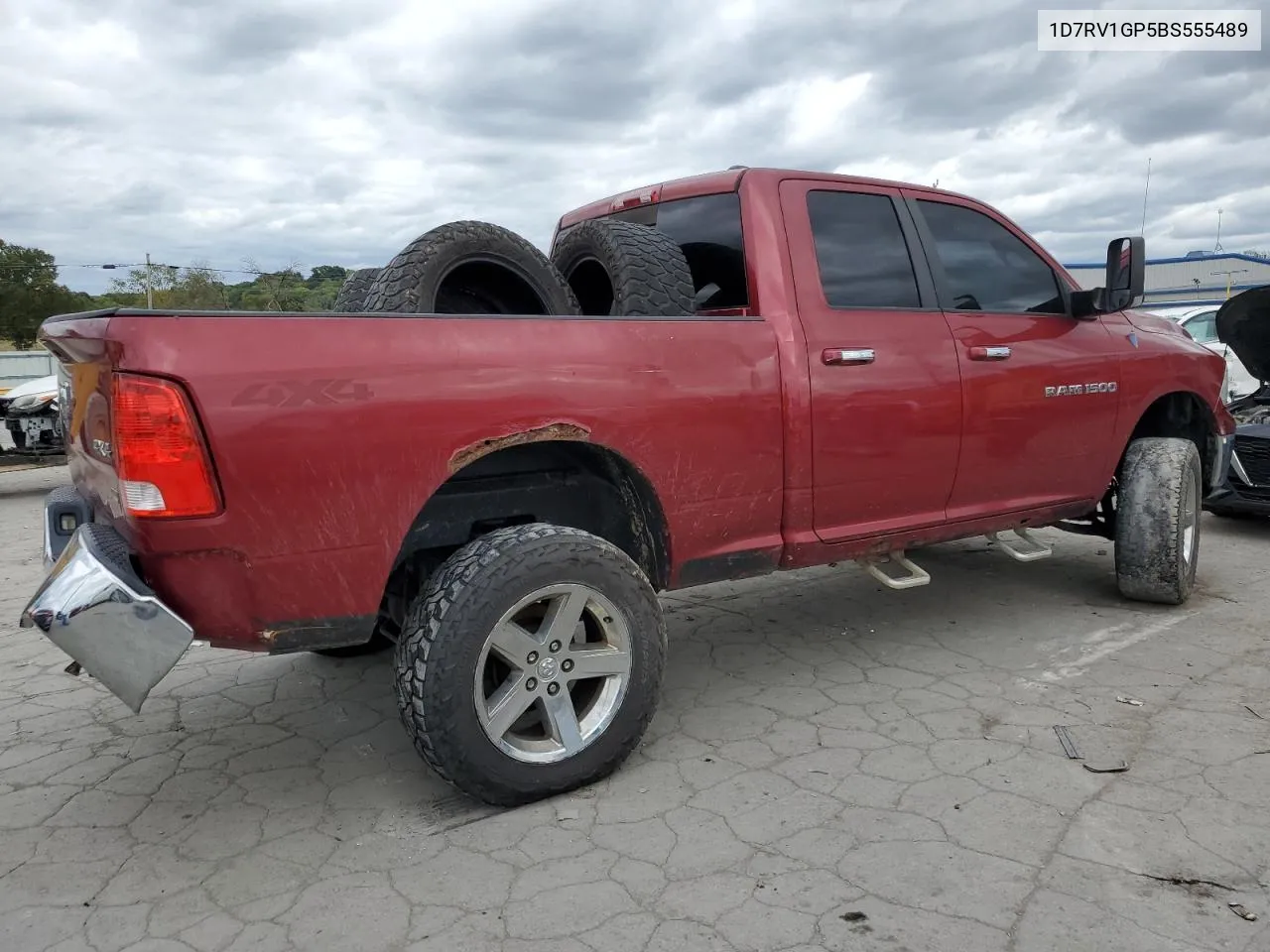 2011 Dodge Ram 1500 VIN: 1D7RV1GP5BS555489 Lot: 72379624