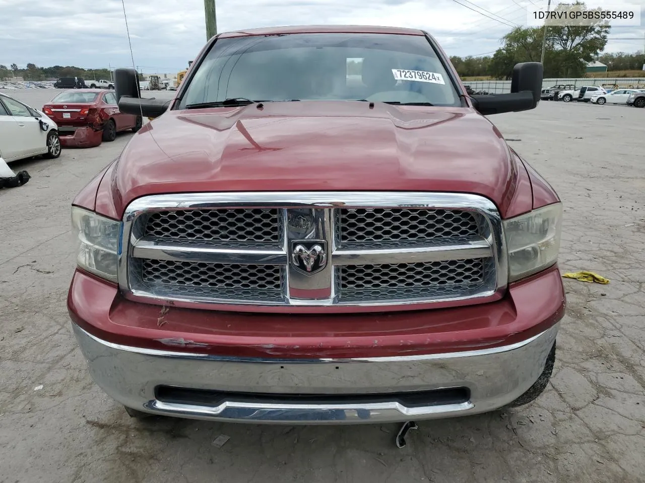 2011 Dodge Ram 1500 VIN: 1D7RV1GP5BS555489 Lot: 72379624