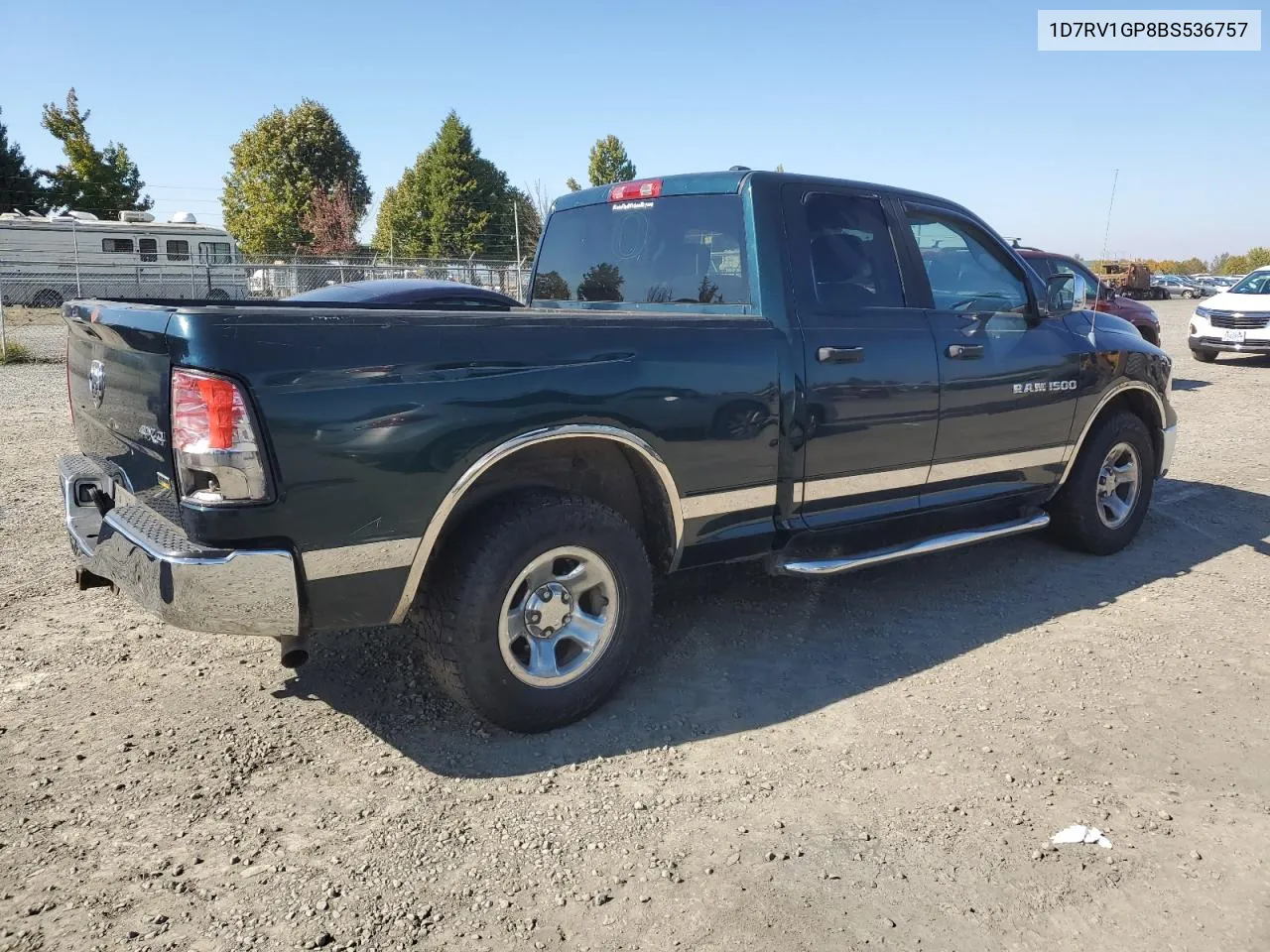 2011 Dodge Ram 1500 VIN: 1D7RV1GP8BS536757 Lot: 72389624